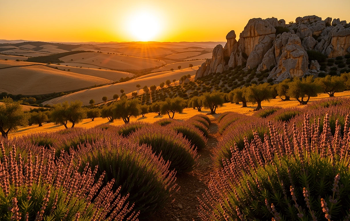 Paisaje natural del Valle del Ebro